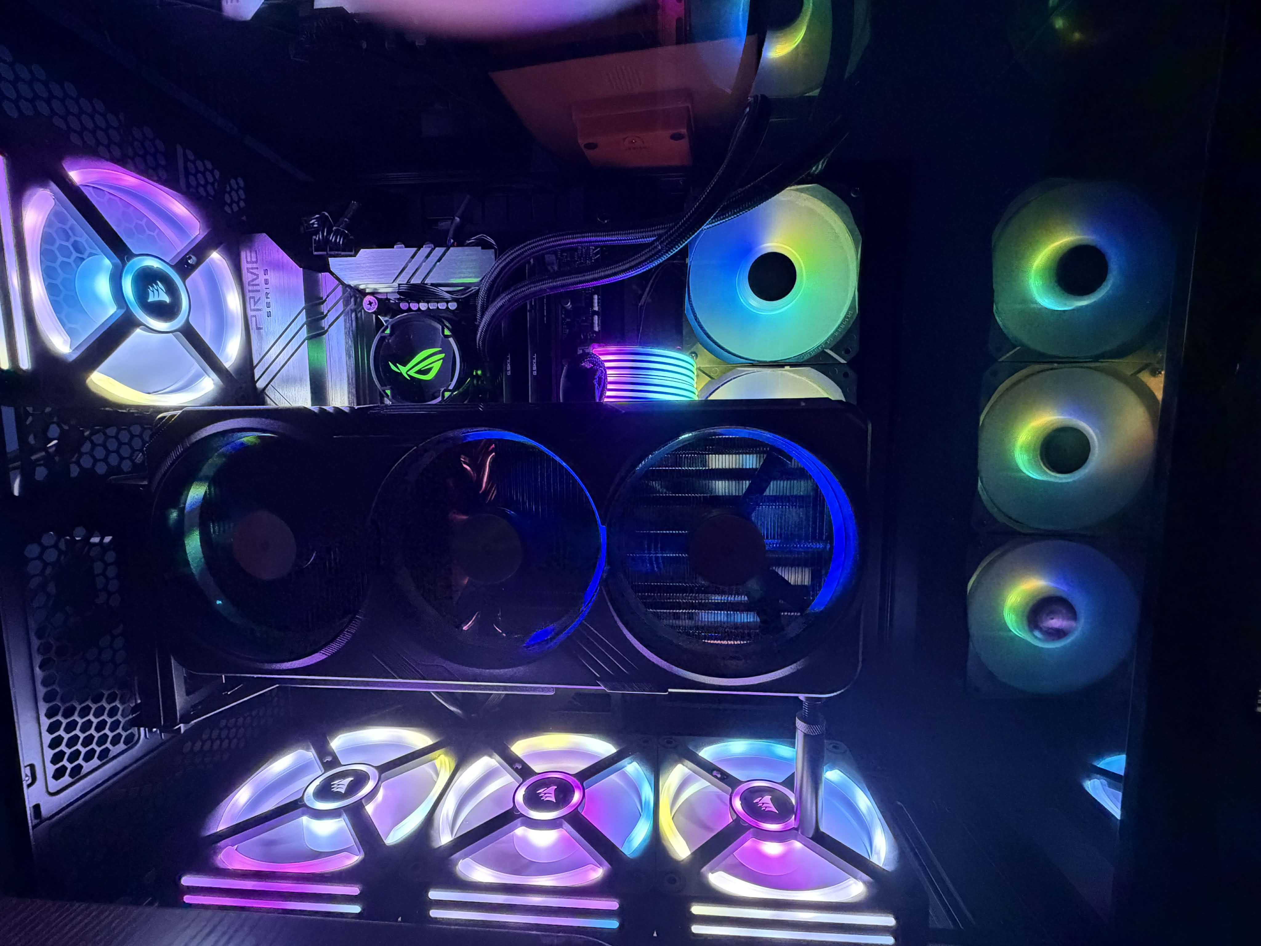 Boosted Tech Solutions custom PC build with RGB lighting